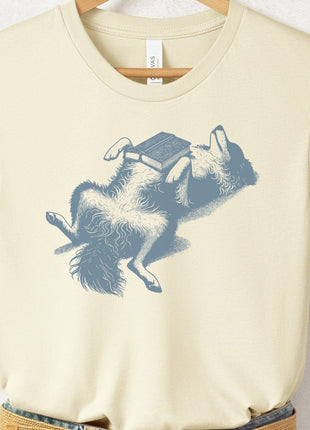 Australian Shepherd Aussie Book Nap T-Shirt