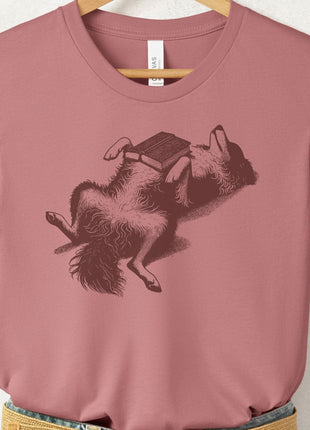 Australian Shepherd Aussie Book Nap T-Shirt