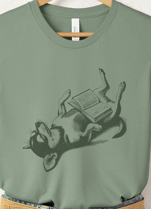Chihuahua Book Nap T-Shirt
