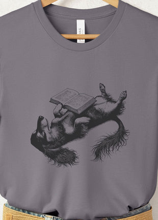 Dachshund Book Nap T-Shirt