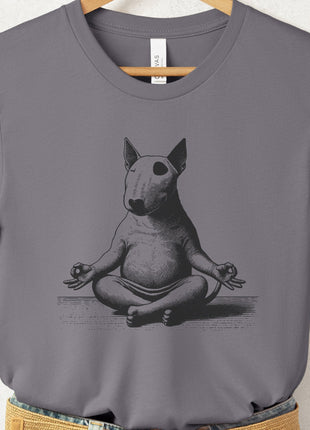 Bully Bull Terrier Meditate Yoga T-Shirt
