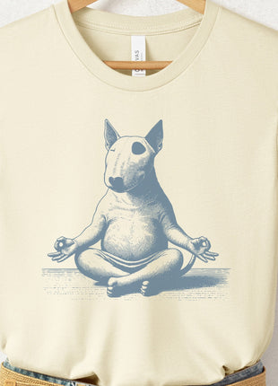 Bully Bull Terrier Meditate Yoga T-Shirt