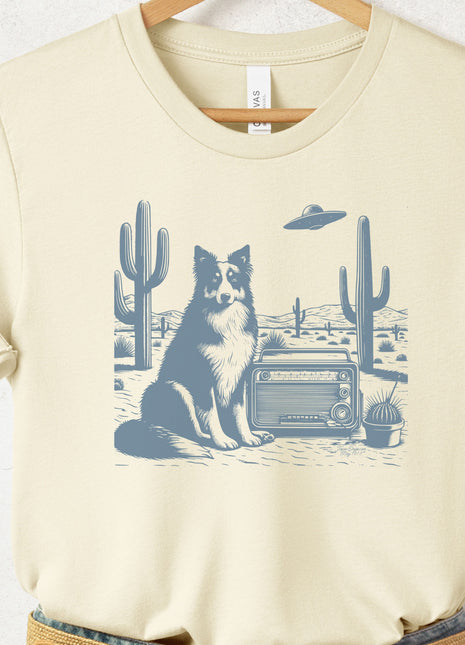 Australian Shepherd Aussie Vintage Radio T-Shirt