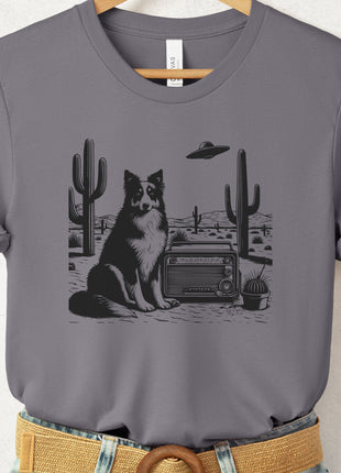 Australian Shepherd Aussie Vintage Radio T-Shirt