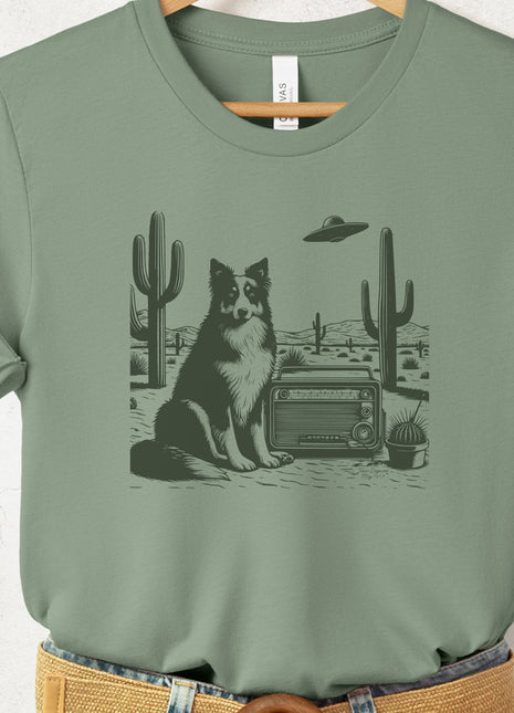 Australian Shepherd Aussie Vintage Radio T-Shirt