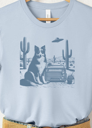 Australian Shepherd Aussie Vintage Radio T-Shirt