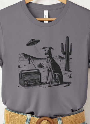 Italian Greyhound Whippet Iggy Vintage Radio T-Shirt