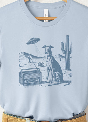 Italian Greyhound Whippet Iggy Vintage Radio T-Shirt