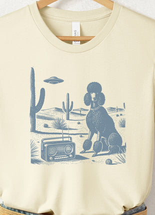 Poodle Vintage Radio T-Shirt