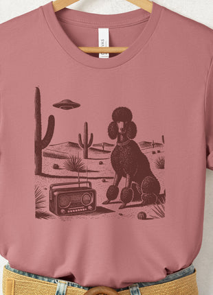 Poodle Vintage Radio T-Shirt