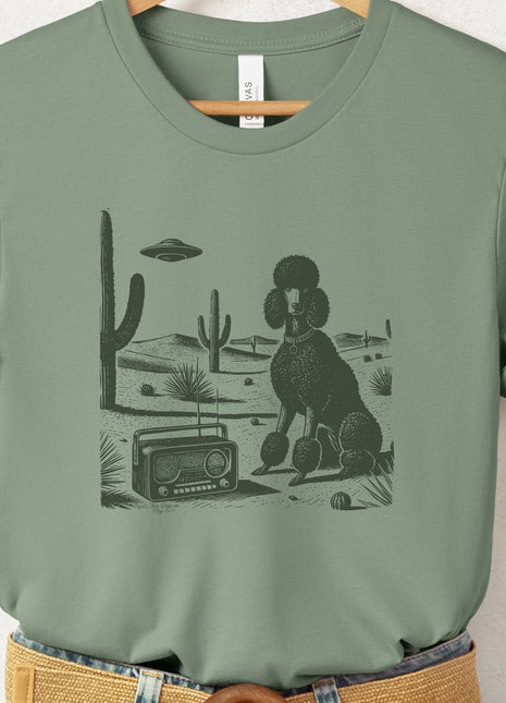 Poodle Vintage Radio T-Shirt