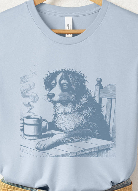 Australian Shepherd Aussie Coffee Morning Mood T-Shirt