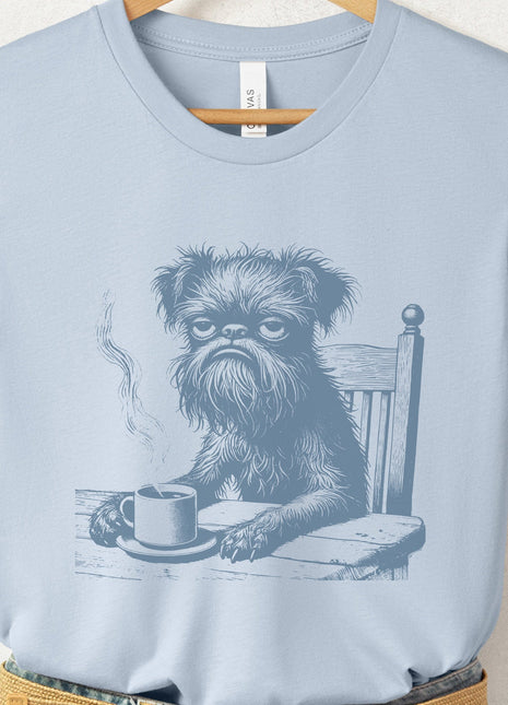 Brussels Griffon Griff Coffee Morning Mood T-Shirt