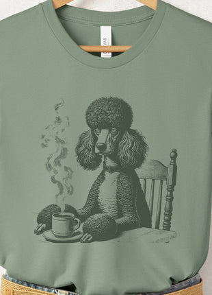 Poodle Coffee Morning Mood T-Shirt