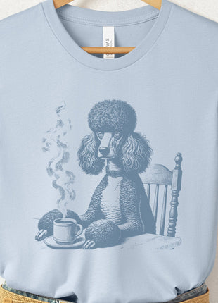 Poodle Coffee Morning Mood T-Shirt