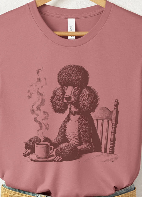 Poodle Coffee Morning Mood T-Shirt