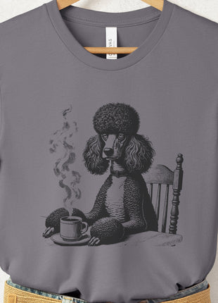 Poodle Coffee Morning Mood T-Shirt