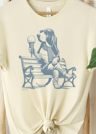 Basset Hound Ice Cream T-Shirt