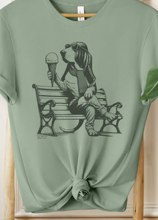 Basset Hound Ice Cream T-Shirt