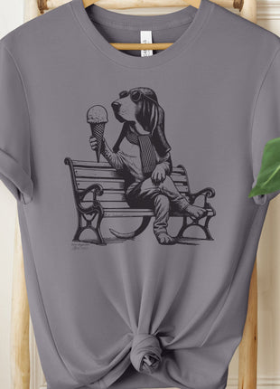 Basset Hound Ice Cream T-Shirt
