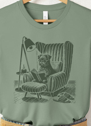 Brussels Griffon Griff Reading Chair T-Shirt