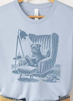 Brussels Griffon Griff Reading Chair T-Shirt