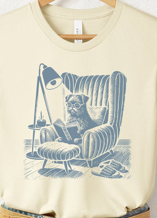 Brussels Griffon Griff Reading Chair T-Shirt