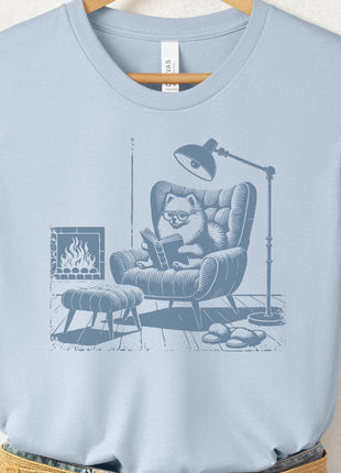 Pomeranian Reading Chair T-Shirt