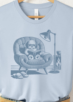 Shih Tzu Reading Chair T-Shirt