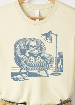 Shih Tzu Reading Chair T-Shirt