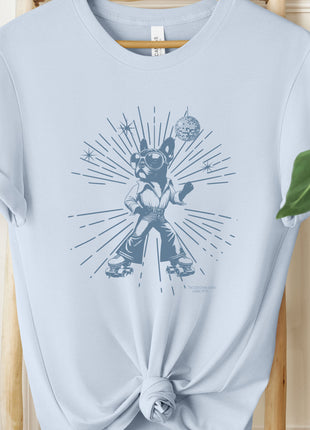 French Bulldog Frenchie Roller Disco T-Shirt