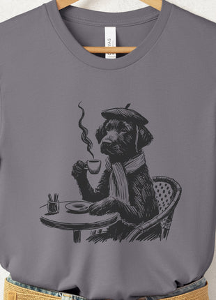 Lab Labrador Paris France Coffee T-Shirt