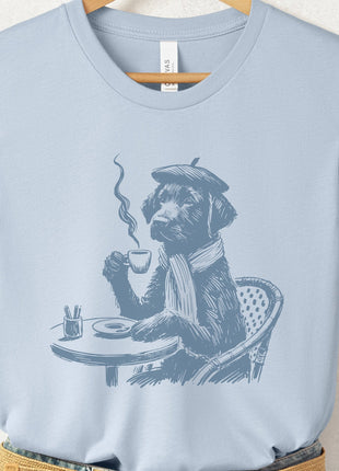 Lab Labrador Paris France Coffee T-Shirt