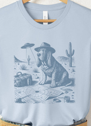 Basset Hound Desert Survey T-Shirt