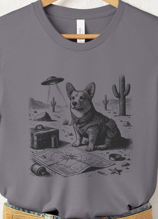 Corgi Desert Survey T-Shirt