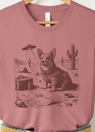 Corgi Desert Survey T-Shirt