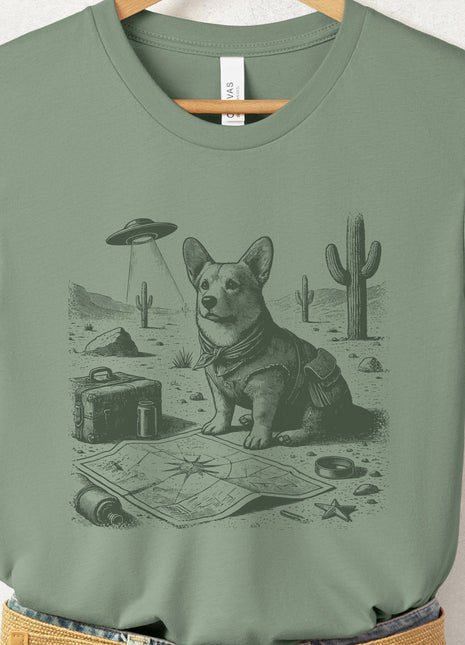 Corgi Desert Survey T-Shirt