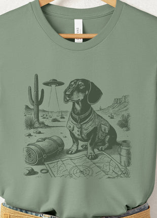 Dachshund Doxie Desert Survey T-Shirt