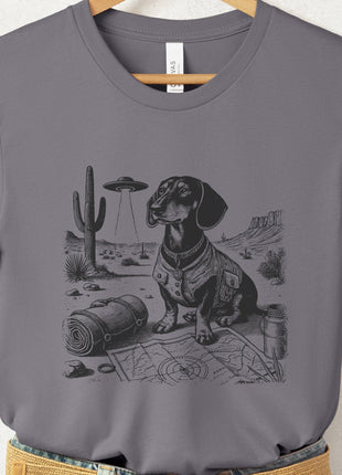 Dachshund Doxie Desert Survey T-Shirt