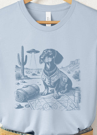 Dachshund Doxie Desert Survey T-Shirt