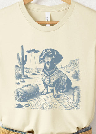 Dachshund Doxie Desert Survey T-Shirt