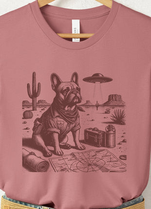 French Bulldog Frenchie Desert Survey T-Shirt