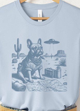 French Bulldog Frenchie Desert Survey T-Shirt