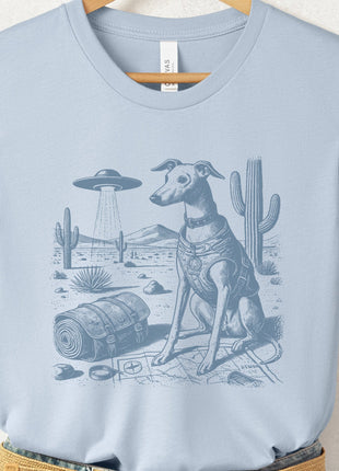 Italian Greyhound Whippet Desert Survey T-Shirt