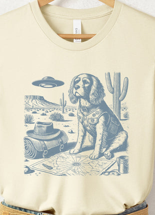 Cavalier King Charles Spaniel Desert Survey T-Shirt
