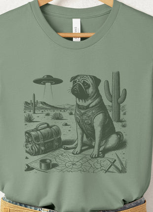 Pug Desert Survey T-Shirt