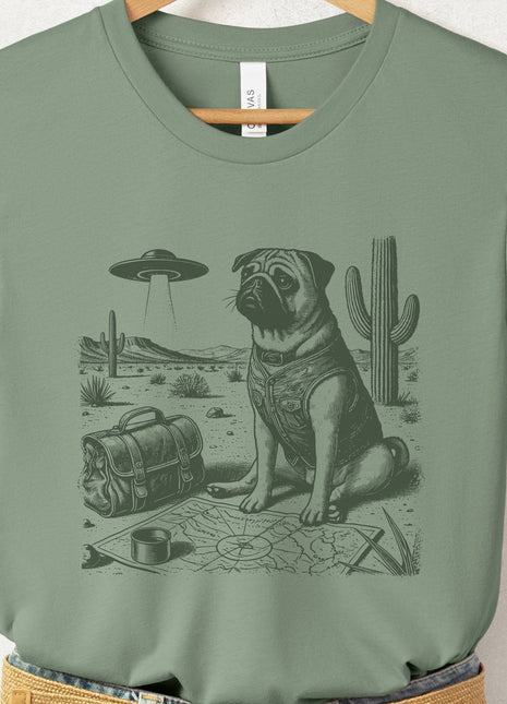 Pug Desert Survey T-Shirt