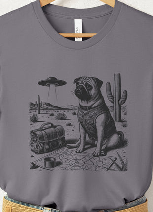 Pug Desert Survey T-Shirt