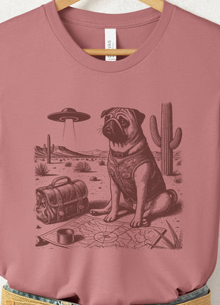 Pug Desert Survey T-Shirt