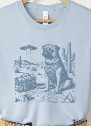 Pug Desert Survey T-Shirt